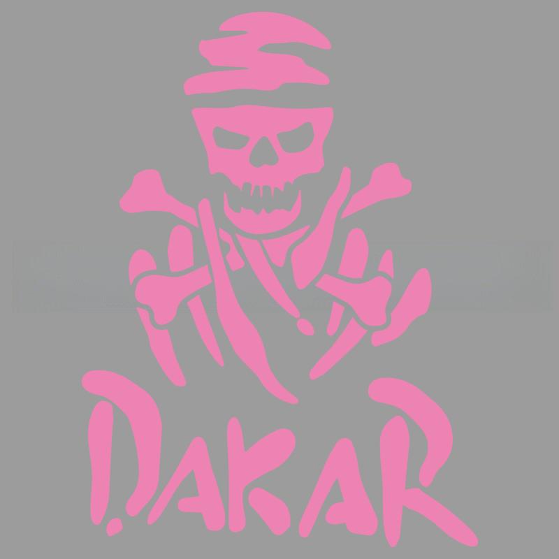 Çizgi film hayranları ve sevenler için havalı kuru kafa çerçevesi Dakar yaratıcı&komik çıkartmalar, araba kamyon motosikletler ve dizüstü bilgisayarlar için yüksek kalite