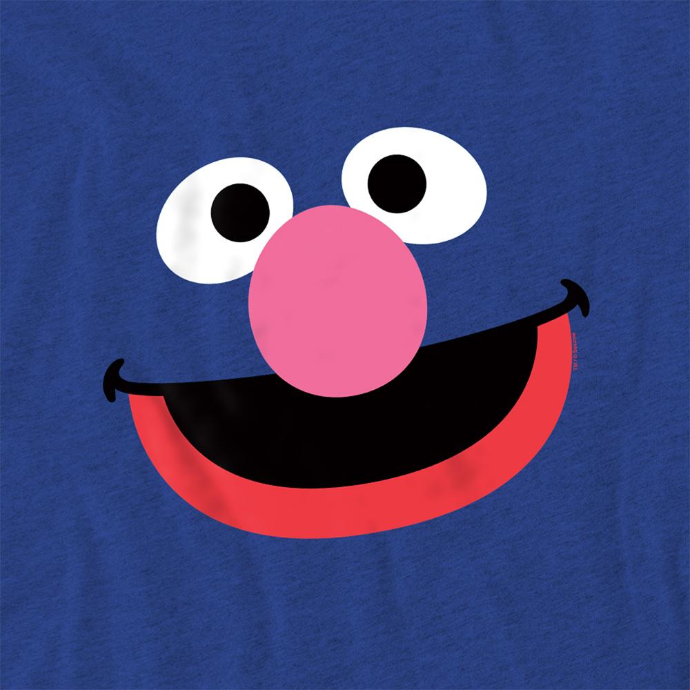 Sesame Street Unisex Adult Grover Face T-Shirt