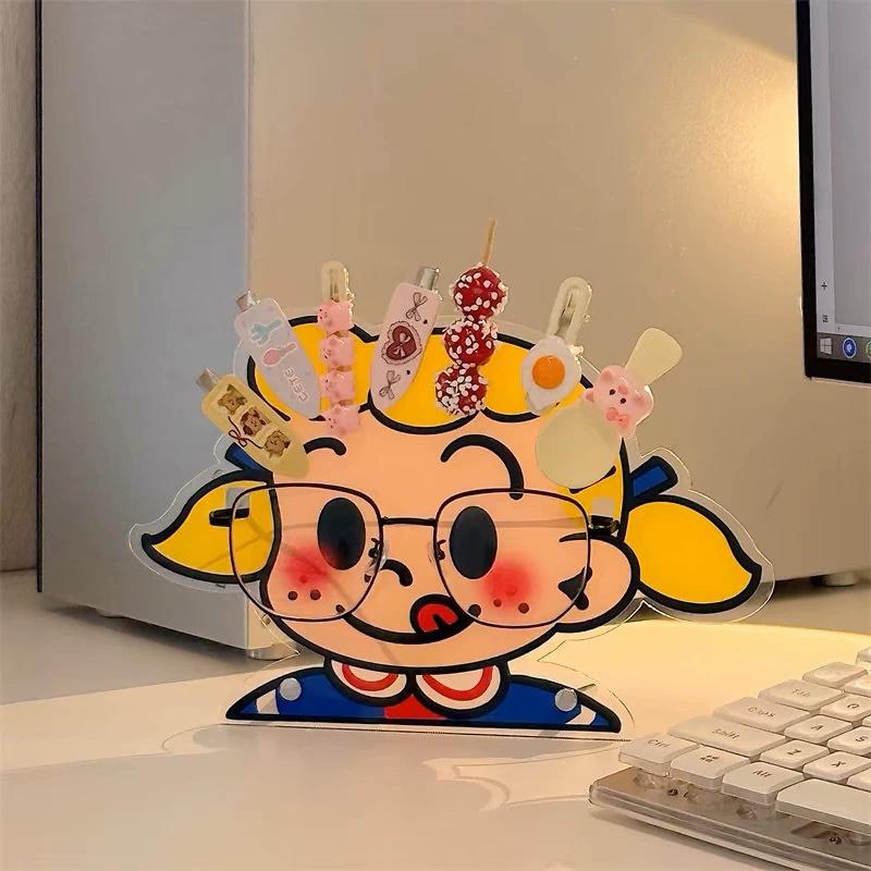 Desktop Storage Rack, Decompression Small Ornaments, Hair Clips, Hair Accessories, Glasses Storage