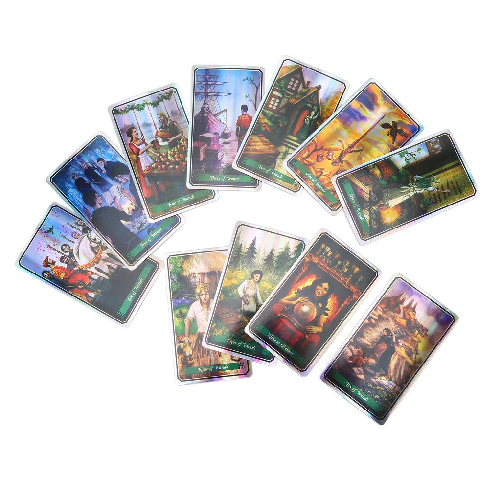 78 ks Tarotové karty Anglické Věštění Osudu Věštění Hrací karty pro Rodinu Přátele Párty