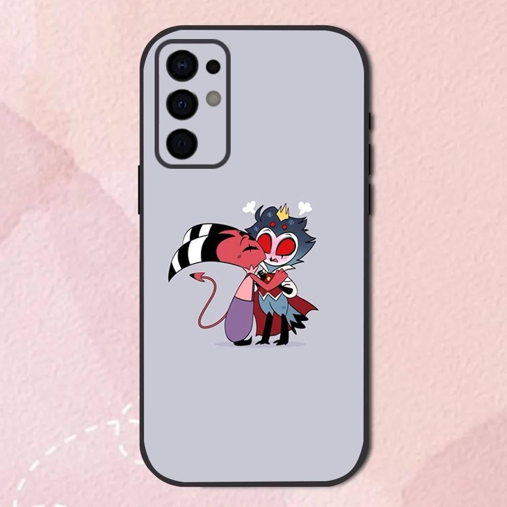 

Anime Cartoon Phone Case For Samsung S24,S21,S22,S23,S30,Ultra,S20,Plus,Fe,Lite,Note,10,9,5G H-Helluva Boss Black Soft Shell Samsung S21lite