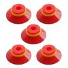 Premium-Industrial Flat Vacuum Suction Cup F Series Single-Layer Silicone Robotic Accessory With Ribs,Pack Of 20 Pcs F25