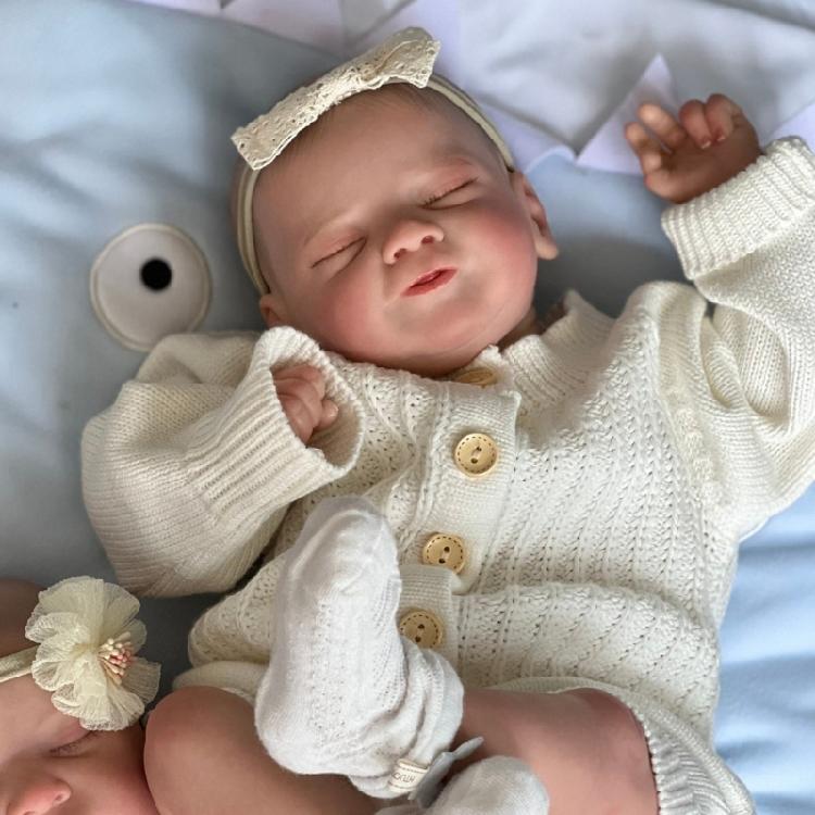 18Inch Reborns Baby Newborn Sleeping Doll Realistic Cute Doll with Clothes