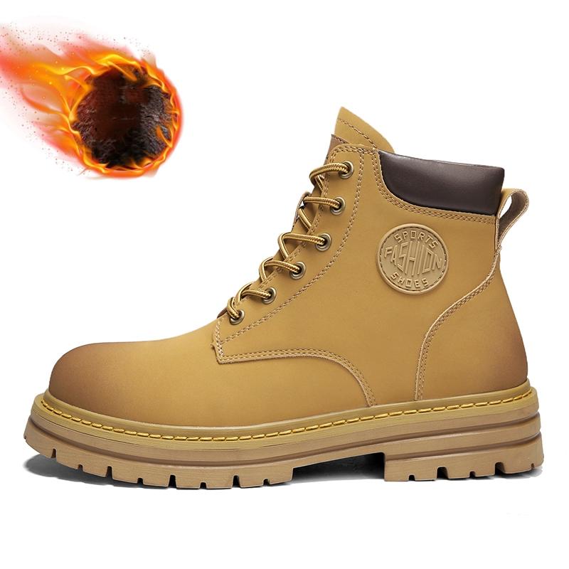 Neue Herbst Herrenschuhe Stiefel High Top Mode Motorrad Lederschuhe Outdoor Freizeit Bequeme Stiefel Damen Schnürstiefel Botas