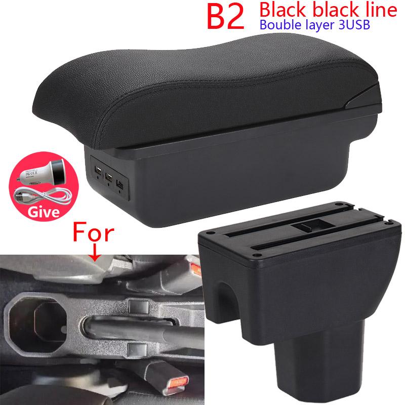For Suzuki Ignis Armrest Box For Suzuki IGNIS Car Armrest Curved Surface leather Simple installation Car Storage Box Dedicated