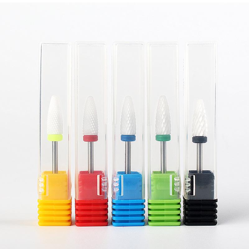 Single Bullet-Shaped Ceramic Nail Grinding Head 2.35