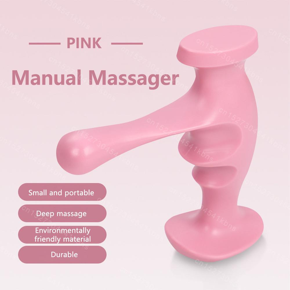 T-förmiger manueller Massager Daumen Fingerdruck Muskelentspannungsstab für Körper Tiefengewebe Triggerpunktmassage Müdigkeit Schmerzlinderung