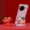Creative Zodiac Lucky Bag Yuanbao Phone Stand & Desktop Ornament - Office Mascot Gift