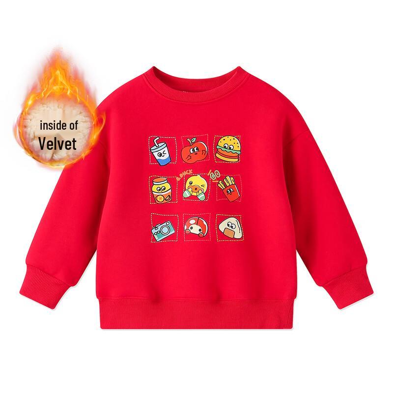 Унисекс толстовка с круглым вырезом и флисовой подкладкой B.Duck 110