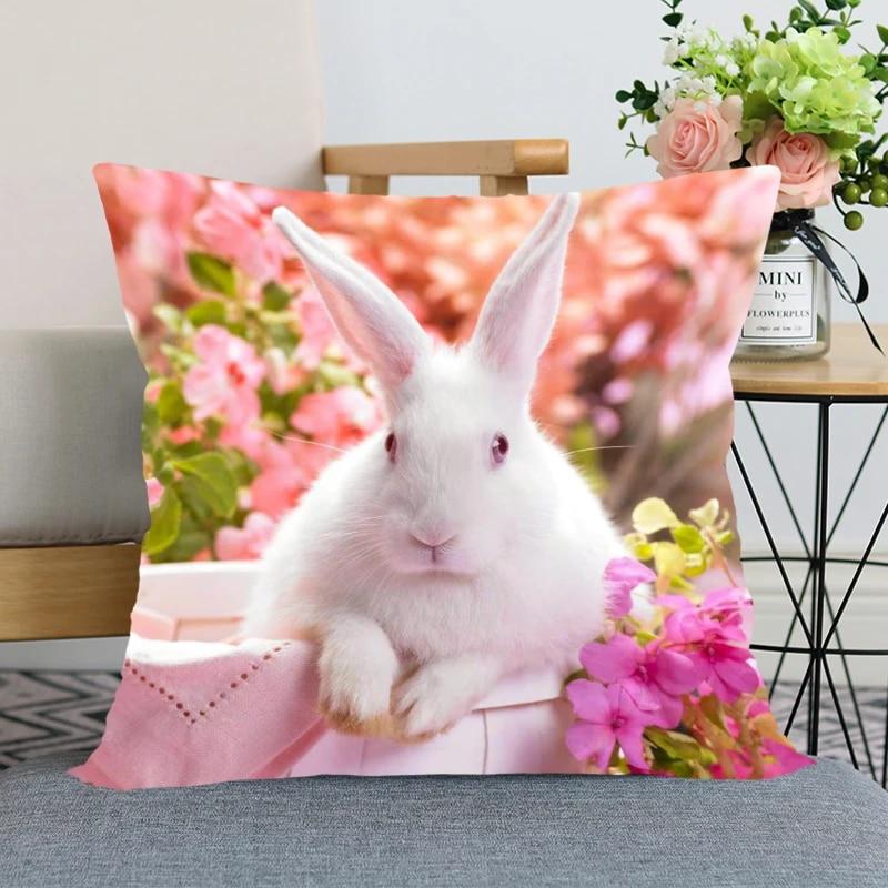 Пасхальные декоративные наволочки для дивана, автомобильного кресла, наволочки для спальни, домашнего декора 60x60cm