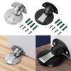 Magnetischer Türstopper, Unsichtbarer Schwerlast-Edelstahl-Bodenmontage-Türstopper mit Klebeband & Schrauben, Anti-Kollisions-Fang für Zuhause Büro Schlafzimmer