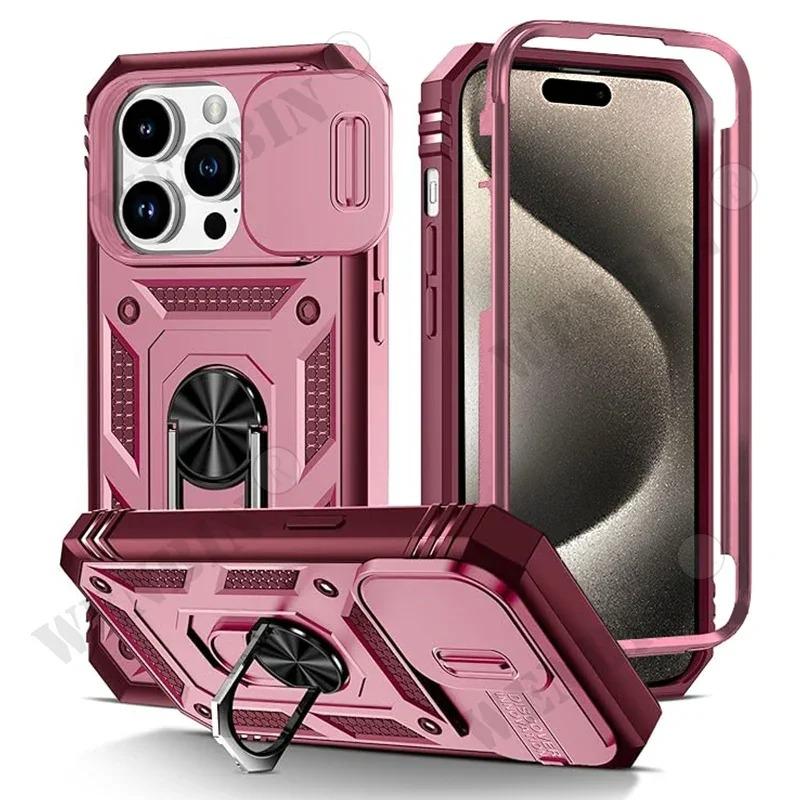 Case For For Iphone 17 Pro Max 16 1 14 13 12 11 Pro Max Mini Plus 17e 16e Heavy Duty with Camera 360 Degree Kickstand Cover
