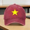 Vietnam Flag Sun Baseball Cap FeUnisex Unisex Custom Logo Hip Hop Hats Summer Stylish Outdoor Sport Dropshipping Baseball Caps