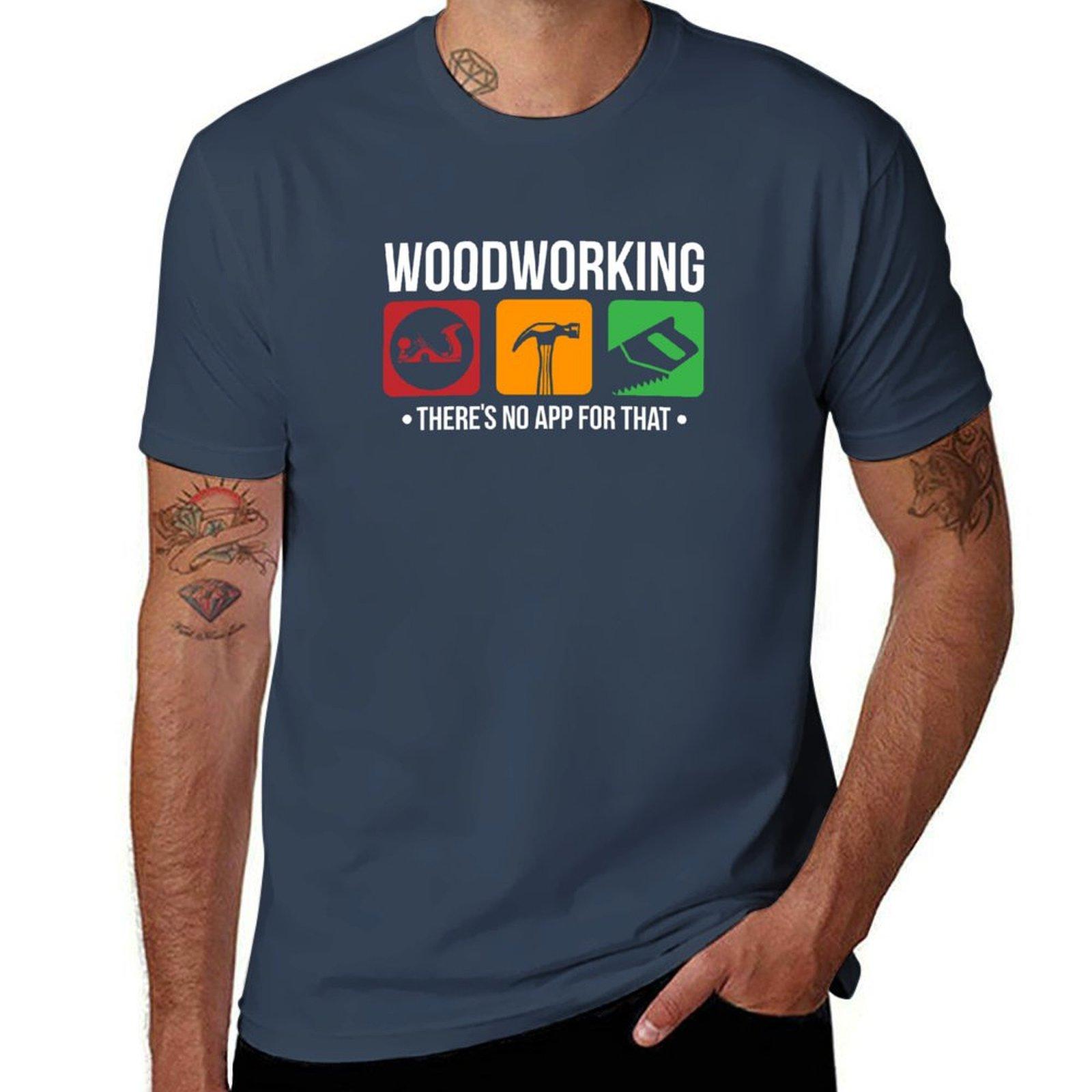 Carpenter Woodworking Hammer Saw Chisel Tools Gift Tshirt Mechanic Work Tee Shirt S