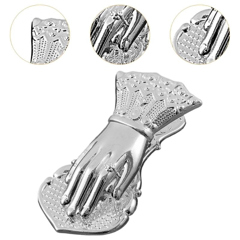 Metall-Büroklammer Damenhandförmige Buchklammern Retro Seitenhalter Binderklammern Für Effizientes Papiermanagement