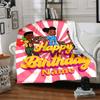 Custom Name Gracie's Corner Theme Printed Blanket - Perfect for Couch, Bed, Travel & Outdoor Use | Machine Washable, Cozy & Durable.