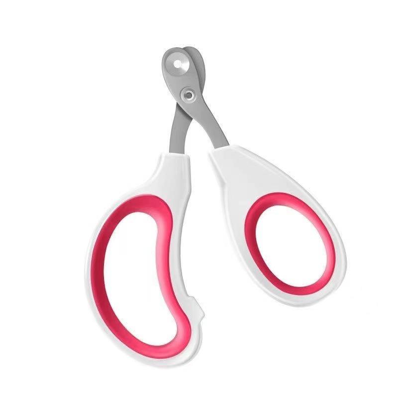 Stainless Steel Pet Nail Clippers for Cats - Small, Round Hole Design