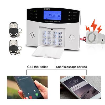 WiFi GSM alarmový systém Tuya Smart Home LCD displej Zabezpečenie Alarm Podpora Obojsmerný hlasový interkom