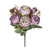 7 Gabeln Seide Künstliche Blume Pfingstrose Haus Raum Hochzeitskranz Festival Party Außenbogen Hintergrund Dekor Blumengesteck