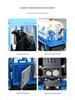 He Kai Toy Fire Truck: Large Alloy Model with Water Spray, Opening Doors, Sound and Light Effects.