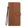 Business 3D Diamond Grid Embossed Wallet Leather Case For iPhone 17 Pro Max 16 15 14 13 12 11 Plus 17air 16E kickstand Cover