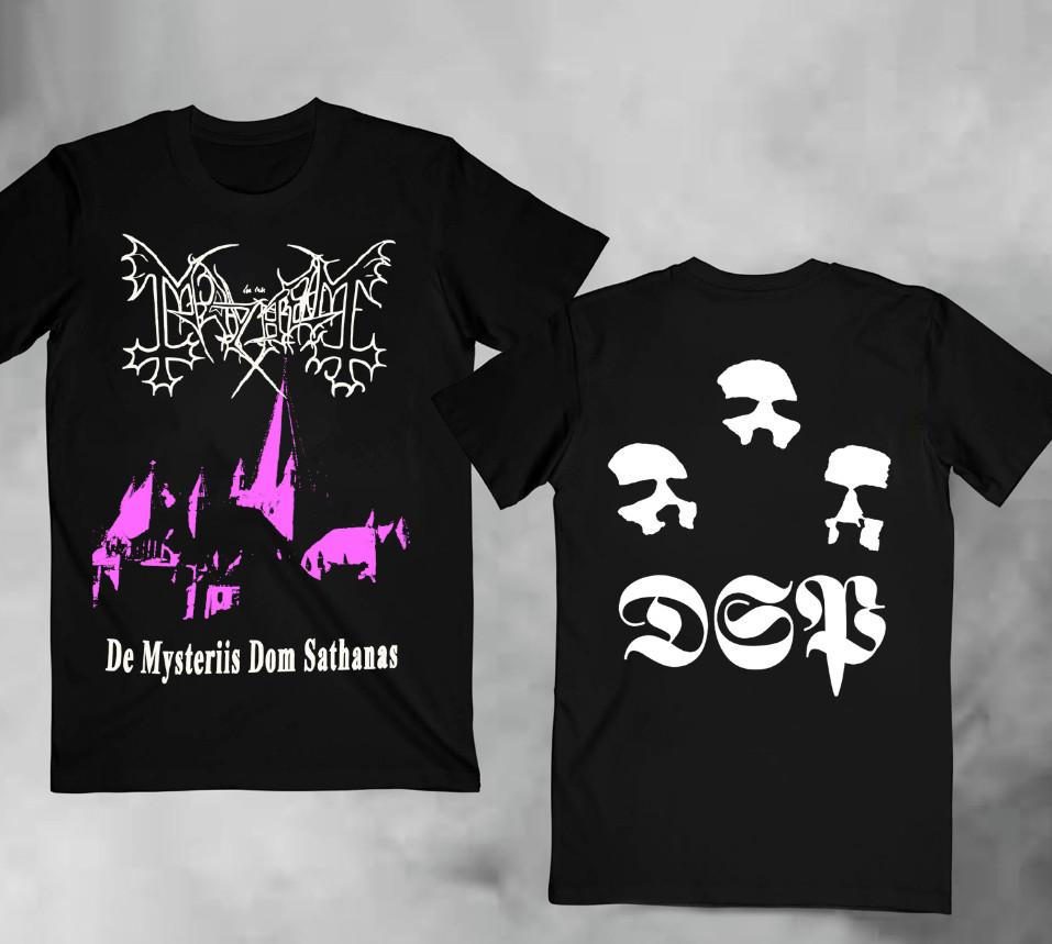 New Rare Mayhem Band Heavy Cotton Black Full Size T Shirt For Men AG365 Unisex T-Shirt M