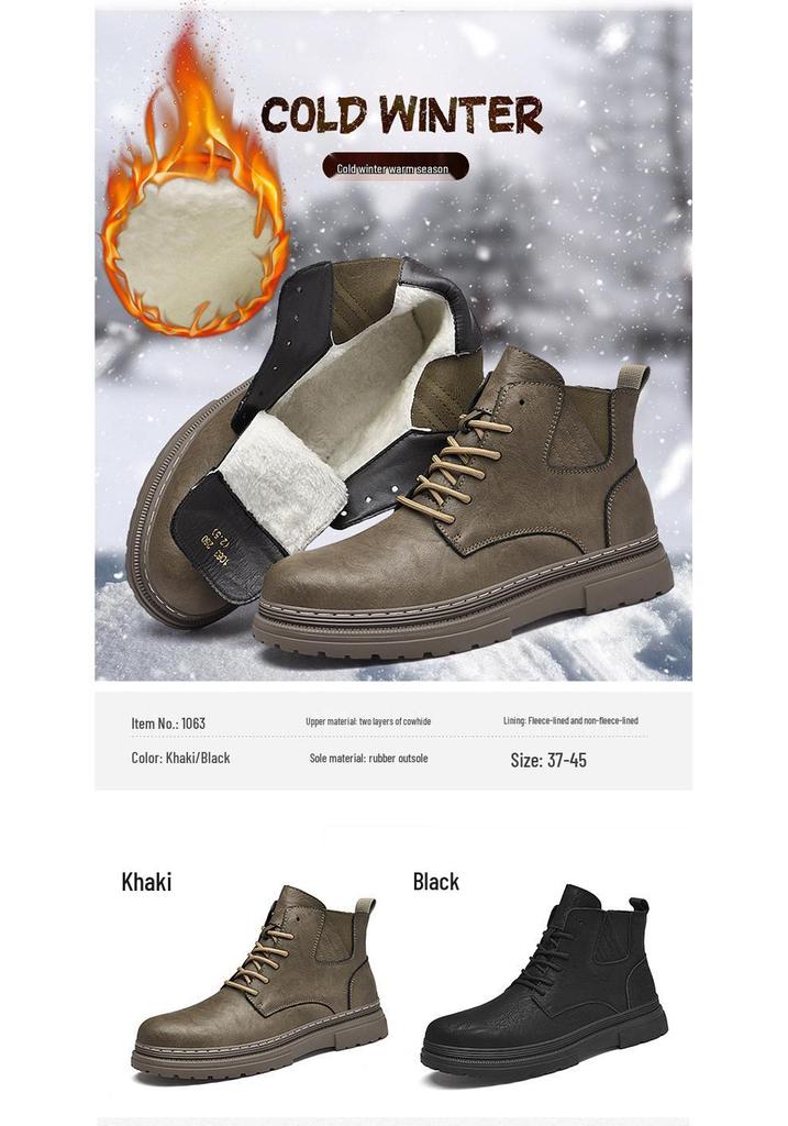 Hoge Herenlederen Buiten Chelsea Werklaarzen - Martin Stijl voor Herfst/Winter