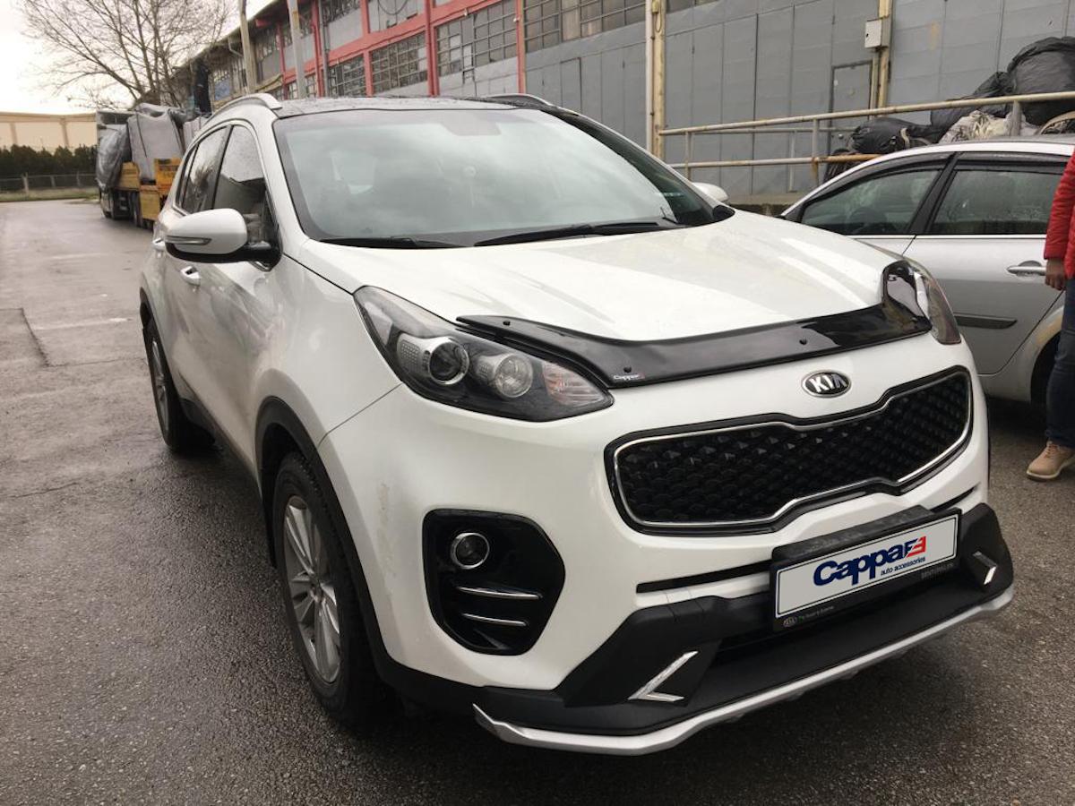 

Дефлектор капота (EuroCap) для Kia Sportage 2015-2021 рр.