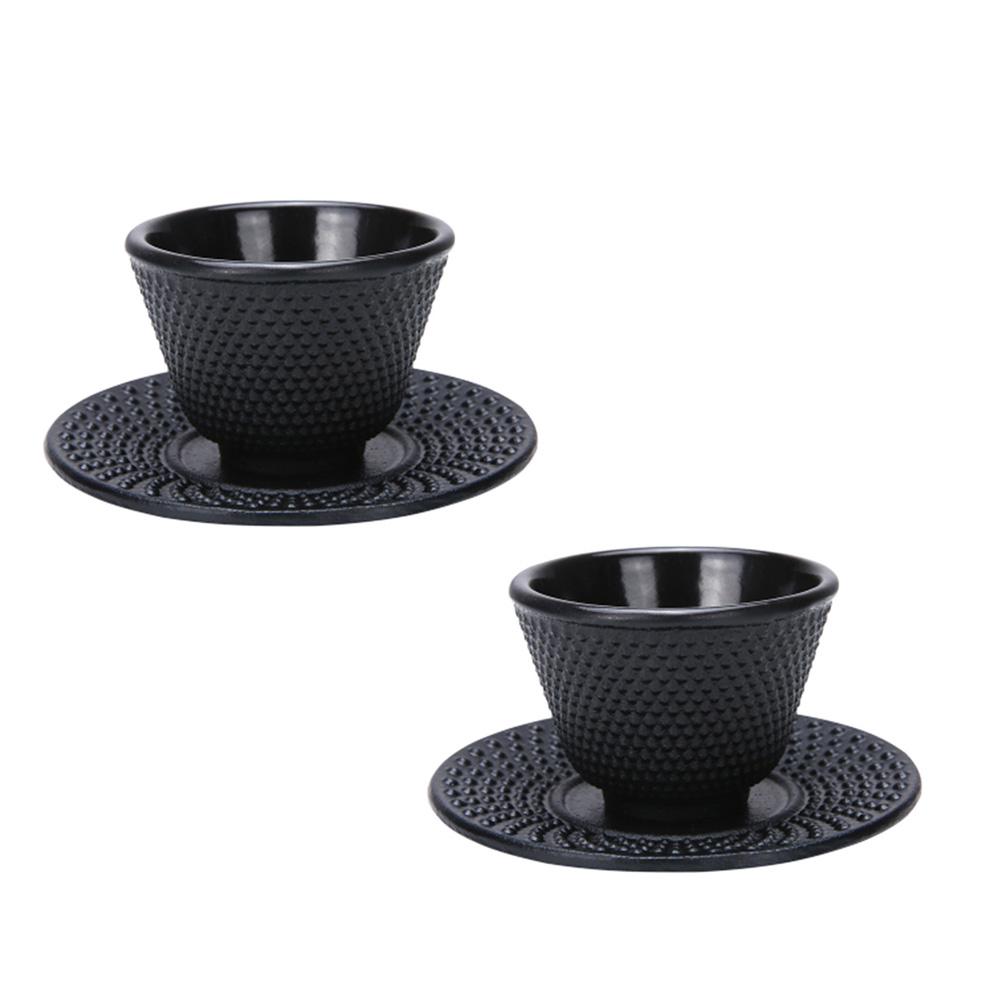 300ML 600ML 800ML Japanese Iron Tea Pot Plum and Bamboo Painted Cast Iron Kettle Boiling Water Set with Strainer Pot