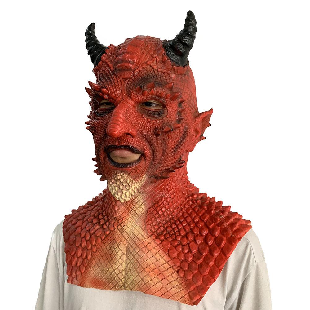 Diablo Lies Halloween Belial Berier Game latex headgear mask prop