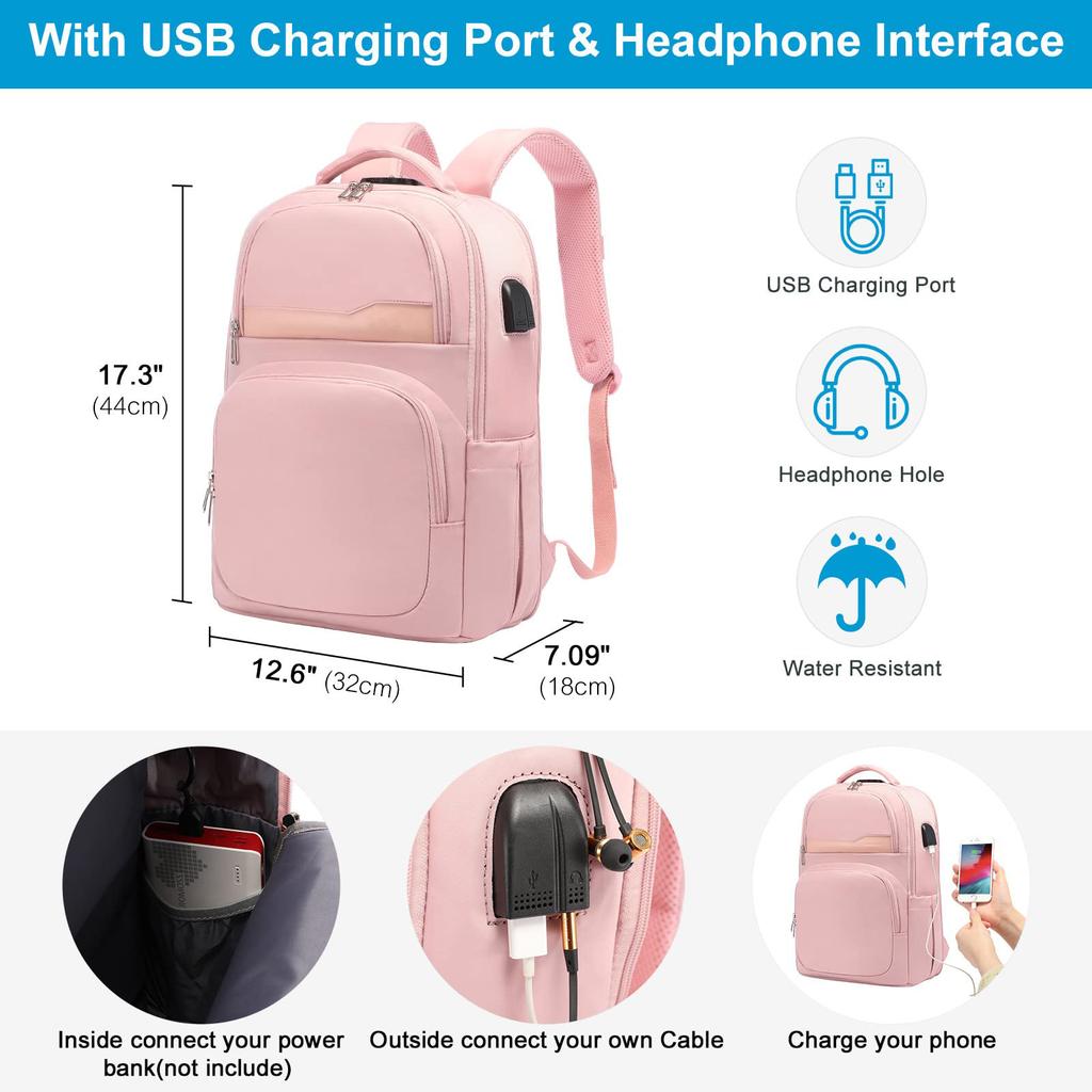 2024 schoolbag for women, ins style, Korean version, junior high school and high school student backpack, new trendy backpack for women