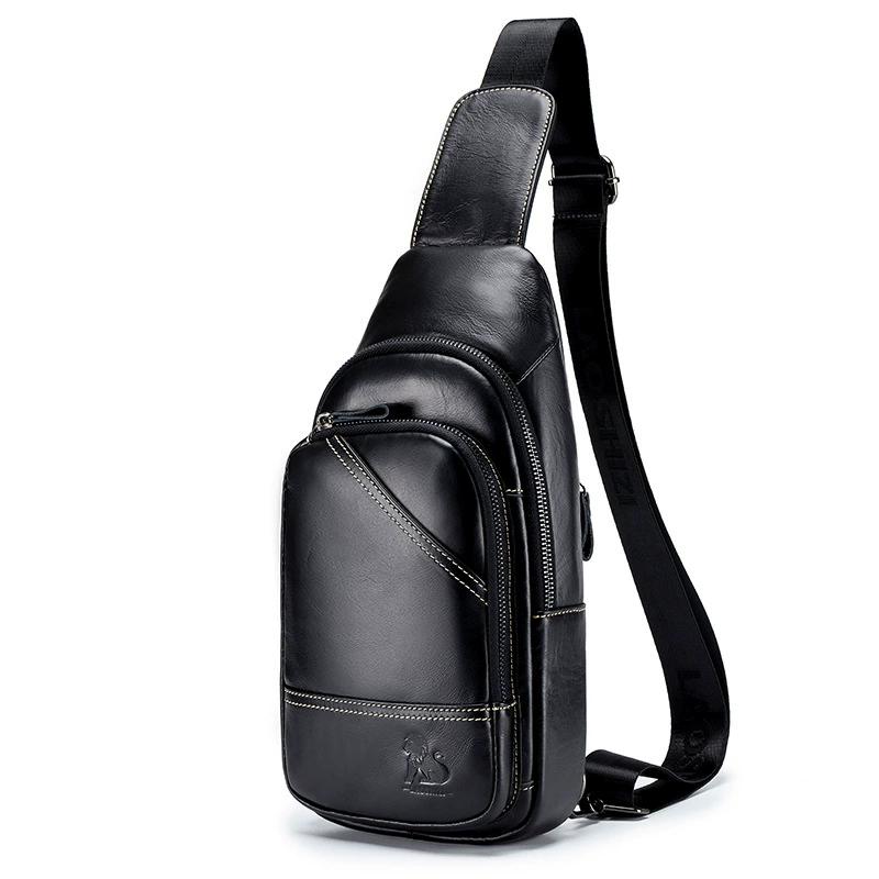 

LAOSHIZI брендовые роскошные винтажные мужские сумки, кожаная сумка через плечо для мужчин, деловая сумка через плечо, мужская модная повседневная сумка чёрный