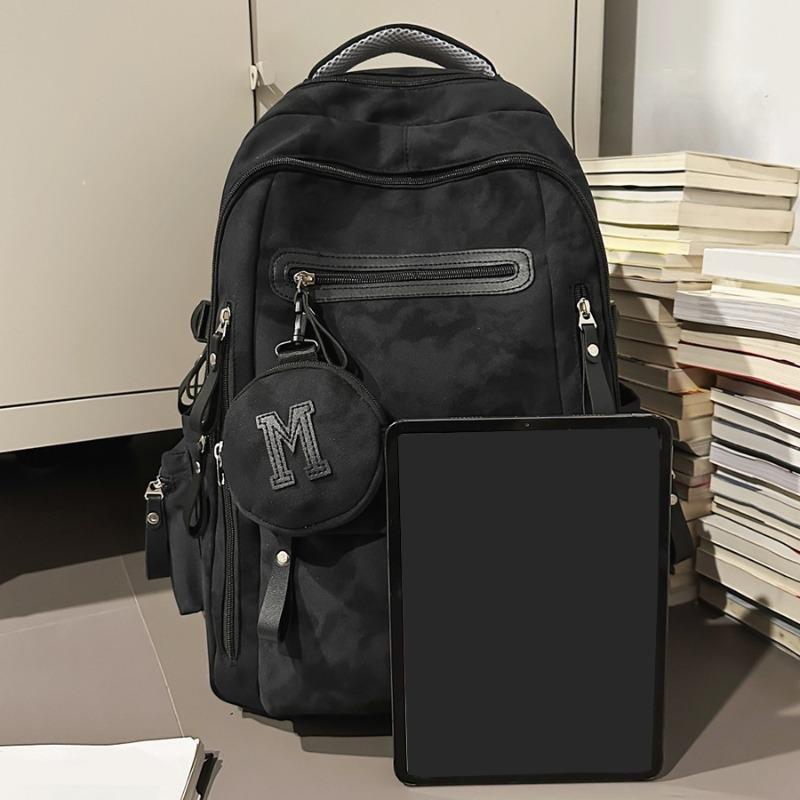 Trendy Unisex Backpacks Water-Resistant Daypacks with Multiple Pockets Large Capacity Rucksacks for Travel & College