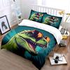 Cool Dinosaur Style Three-Piece Set Kid'S And Adults' Bedroom Decor, Exquisite Three-Piece Bedding Set Gift