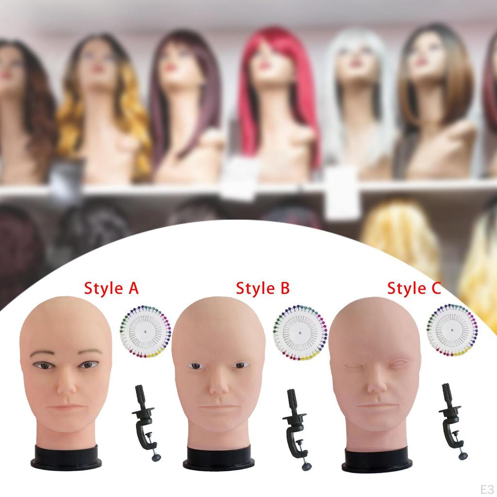 Erkek Kel Manken Baş Manken Modeli Çok İşlevli Sabit Tabanlı Gözlük Eğitimi