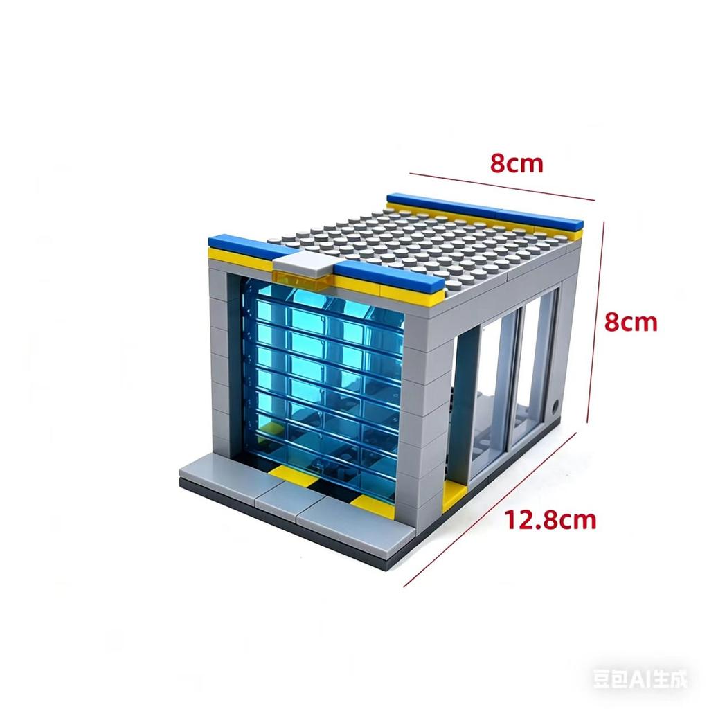 Stadtauto Rolltor Garagentor Mini Actionfiguren Haus Set Konstrukteur Bausteine Ziegel MOC Modell Spielzeug für Jungen Geschenke