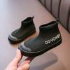 Toddler Baby Knitted Socks Shoes Black Breathable Children Mesh Shoes Students Boys Tennis Girls Casual Sports Sneakers Footwear