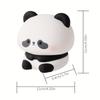 Adorable Panda LED Night Light - Soft Silicone Touch Lamp with Adjustable Brightness, USB Rechargeable, Perfect for Bedroom Deco