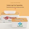 Restaurant Hotel Advertising Plastic Tissue Box (Pack of 10)