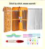 DIY Hand Knitting Tool Set: Stainless Steel Single Point Needles and Accessories