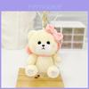 Adorable Plush Bear And Bunny Keychain Pendant Soft And Cuddly Backpack Accessory Gift