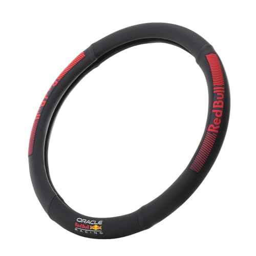 Red Bull Racing Steering Wheel Cover, Medium, Black X Red, SWC003M