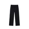 Anta Solid Color Elastic Straight Leg Casual Loose Knit Sports Pants Women Bottoms Black 162517310-4