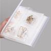 Flip Page Calendar Style Jewelry Box, Transparent Table Anti Oxidation, Earring Necklace Organizer Artifact