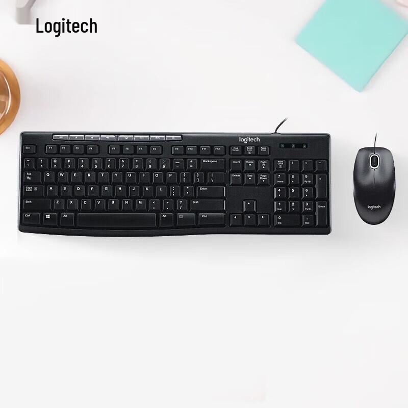 

Logitech MK200 Wired Keyboard and Mouse Combo
