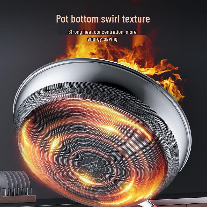 KOBACH Enjoy 304 Honeycomb Wok 32cm
