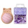 Wood Pin Cushion with 80 Straight Sewing Pin for Dressmaking Needlework Sewing Quilting Positioning Pin with Pin Holder