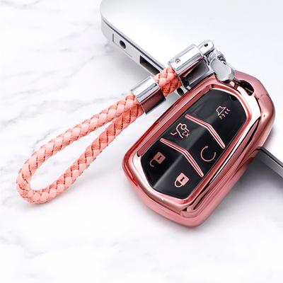 For Cadillac ATS CTS DTS XT5 CT6 Escalade ESV SRX STS XTS ELR 2014-2018 Car Smart 45 Button Key Case Cover Bag