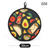 30cm Cloth Bag Portable Burrito Tortilla Warmer Pouch Microwave Restaurant Food Pancake Heat Resistant Insulated Takeaway Bag