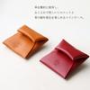 PORCO ROSSO Coin Case Leather Coin Purse Small Brand Porco Rosso Genuine Leather Tochigi Leather Made In Japan Leather Red Men's Women's Men's Women's